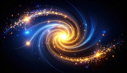 Obraz premium 星の輝き、スタイリッシュな背景画像、デスクトップ画面、かっこいい壁紙 Generated by AI