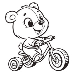 Cute Ride Moment Vector
