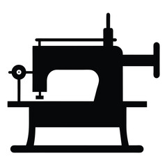 sewing machine isolated on white