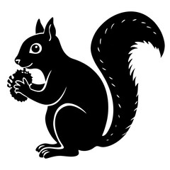 squirrel with acorn