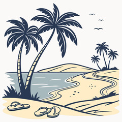 Tropical Holiday Vector

