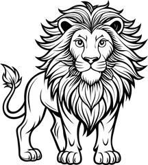lion vector illustration