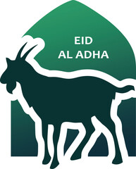 Illustration of Eid al-Fitr and Eid al-Adha icons, various sacrificial animals with transparent backgrounds as per design needs