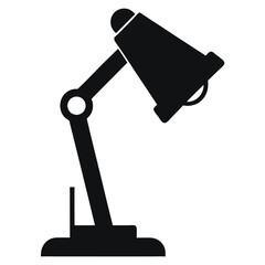 desk lamp vector illustration