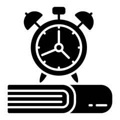 Modern design icon of study time