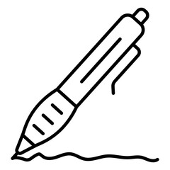 A perfect design icon of ballpoint