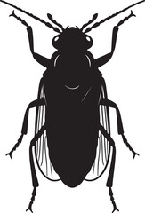 Axayacatl insect in silhouette image white background.