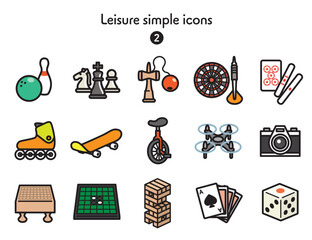 アイコン集 レジャー