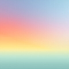 Obraz premium Soft Gradient Background Pastel Rainbow Hues, Smooth Transition, Isolated White