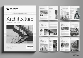 Architecture Portfolio Layout Template