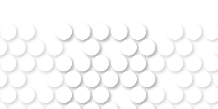 White tiles wall. round marble textures, ball tiles. Top view pavement circle block white texture with seamless patterns floor background. Air Bubble wrap texture background. Textured Background.
