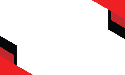 Bold abstract background with red and black diagonal shapes on a clean white backdrop. Ideal for modern designs, flyers, banners, or digital templates with a strong visual presence.