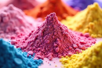 Vibrant Pastel Flower Powders Delicate Texture, Rich Colors for Cosmetics, Baking & Crafts