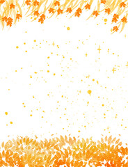yellow orange colorful abstract illustration, background, wallpaper, card invitation design