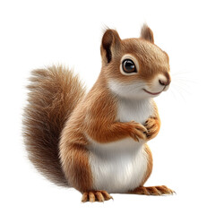 Obraz premium Adorable Red Squirrel