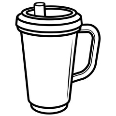 Travel Mug vector illustration