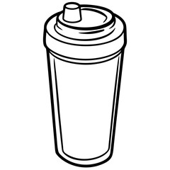 Travel Mug vector illustration