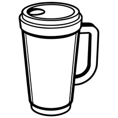 Travel Mug vector illustration