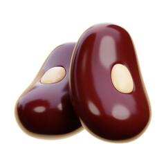 Red Beans 3D Icon