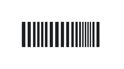 Isolated barcode vector design symbolizing retail inventory management and product identification for ecommerce and supply chain solutions