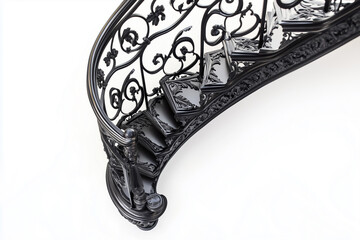 Black and white art frame with a silver boomerang knife decoration and a black leather belt pattern
