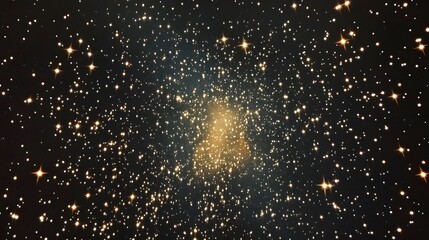 Glowing Starfield Galaxy Nebula Cosmic Dust