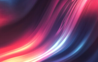 Dynamic blur of vibrant blue, pink, and orange streaks blends on dark background, great for showcasing speed or motion