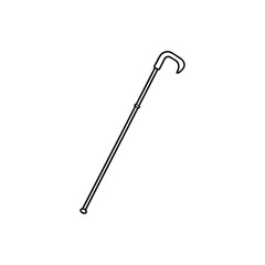 Obraz premium walking stick line art