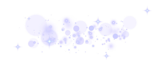 Purple dust PNG, shimmering blue glowing bokeh confetti and glitter texture for your design. © Ihor Nemynushchyi