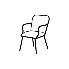 chair line art 