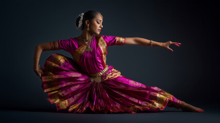 インド舞踊バラタナーティヤ室内美