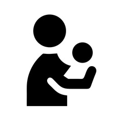 mother and baby icon