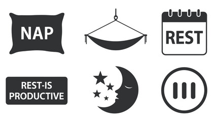 Set of vintage vector labels and cartoon icons design for business, holiday, and celebration illustrations