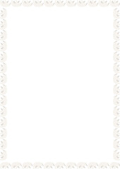 Arctic bear, polar bear frame. Nursery simple art design with empty space for your text. Baby shower design