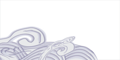 Japanese blue wave background vector. Wallpaper design with blue and white ocean wave pattern backdrop. Modern luxury oriental illustration for cover, banner, website, decor, border.