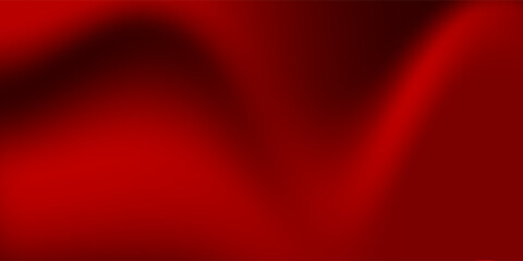 Abstract red gradient background, light and shadow on the backdrop with dimensions, hot tone wall with intense color, horizontal wallpaper.
