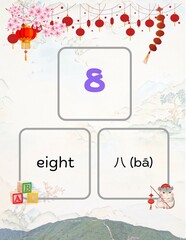 English & Chinese Number Learning 