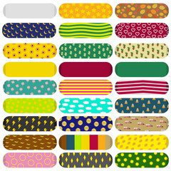 collection of bolsters with different shapes