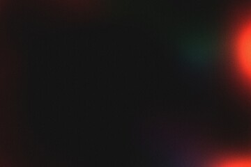 Red and green light leak with a subtle grain texture on a dark background, excellent for adding an artistic and contemporary element to your visual projects