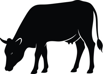 Farm Animal Silhouette Bundle , Goat, Pig, Chicken, Duck, Horse, Sheep Vector Collection