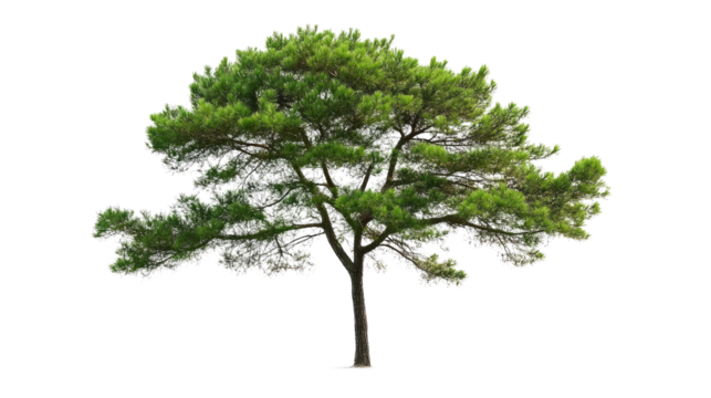 Tree in nature isolated pine tree outdoor environment natural setting minimalist perspective serenity concept for seo impact