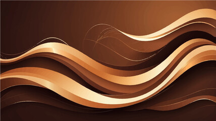 An abstract orange wave pattern vector design illustration for a creative backdrop or banner