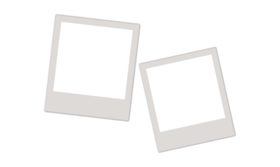 Blank white photo frame, vintage postcard photo frame mockup with highlighted shadow, realistic, set, photo, mockup, image, frame, card, vector, png.