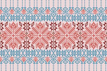 seamless knitted pattern