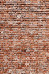 Texture of a red brick wall vector illustration	