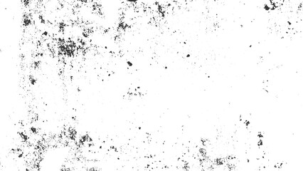 Abstract grunge texture. dust particle and dust grain on white background.  Vintage black and white surface. Vector dark dirty pattern. Texture of scratches, cracks, dust, chips, scuffs. 