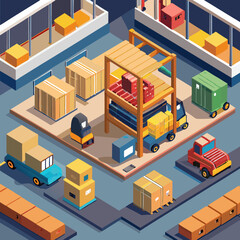 isometric warehouse series