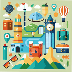 set of icons