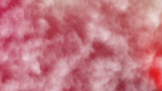 Nuvem Abstrata em Tons de Rosa e Branco