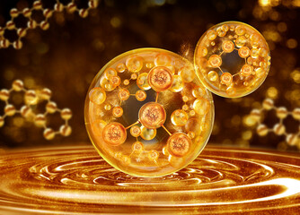 gold molecule and gold chromosome